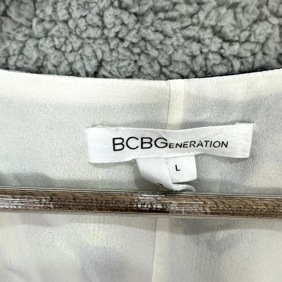 BCBGeneration Shift Dress Womens Large Floral Abstract Sleeveless Boho Y2K - Picture 2 of 7